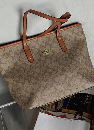 Сумка coach big size шоппер 3