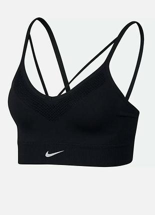 Спортивний оригінал топ, бра з чашками для занять спортом nike dri-fit