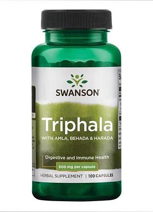 Здоровье кишечника и иммунитета трифала 500 мг triphala 500 mg - 100 капсул