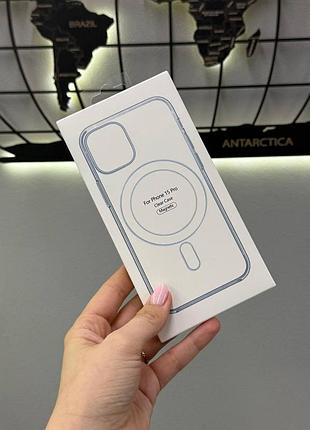 Прозорий чохол для iphone 15 pro з magsafe, силіконовий магнітний чохол iphone 15 pro