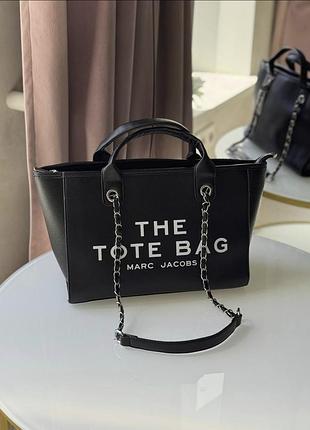 Жіноча сумка marc jacobs tote bag, сумка маркabс той біг, shoper, shopper, шопер, шопер чорний