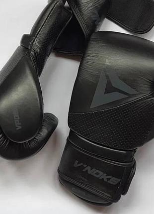Рукавички для боксу тренувальні v`noks boxing machine 16 унцій професійні шкіряні для єдиноборств