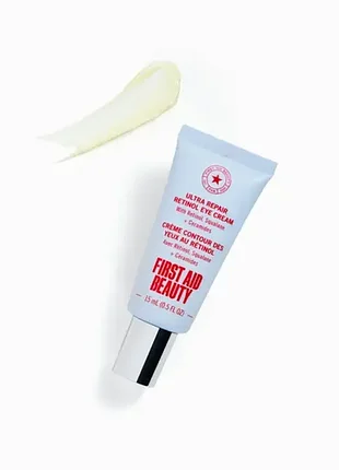 Крем для кожи вокруг глаз с ретинолом first aid beauty ultra repair retinol eye cream with retinol, squalane + ceramides 15ml
