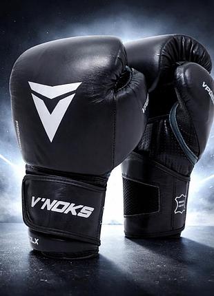 Боксерские перчатки v`noks futuro tec 12 ун. из натуральной кожи nappa vp gel наполнение vm air system smartfit