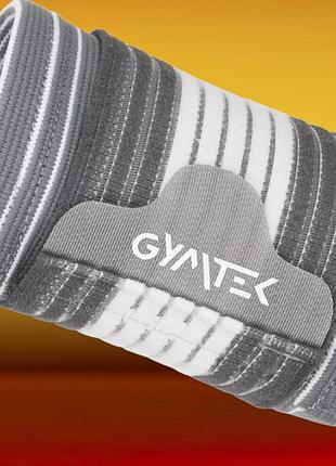 Фіксатор зап’ястя gymtek розмір l еластична підтримка стабілізація та комфорт під час тренувань