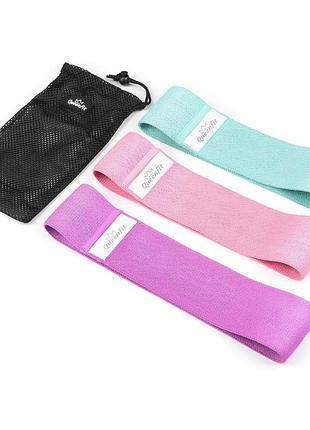 Набір резинок для фітнесу queenfit 7-35кг set с
