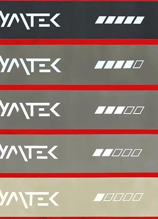 Набор резинок для фитнеса gymtek 0,5-30кг серый эластичные для тренировок