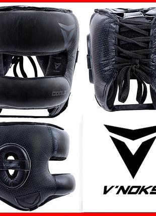Шолом боксерський v`noks тренувальний з бампером boxing machine pro для боксу бамперний класичний
