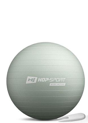 Фітбол hop-sport 45см шавлієвий + насос