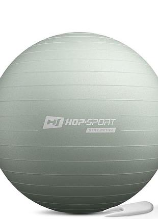 Фітбол hop-sport 65см шавлієвий + насос
