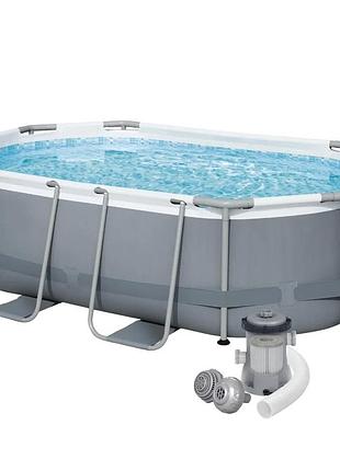 Каркасный бассейн bestway 5614a, 305 х 200 х 84 см (бассейн, фильтр 1 250 л/ч)
