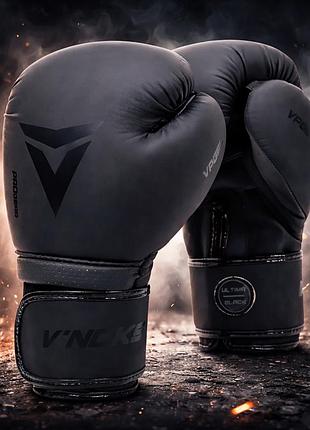 Боксерские перчатки v`noks ultima black 10 ун. тренировочные перчатки для бокса с наполнителем vpgel