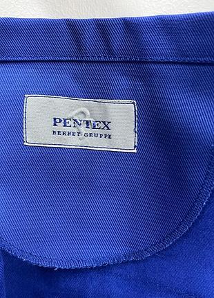 Pentex bernet gruppe чоловічий професійний вогнетривкий робочий одяг напів комбінезон робочі штани карго сині ten cate protect tecafort®-fr батал 3xl 7