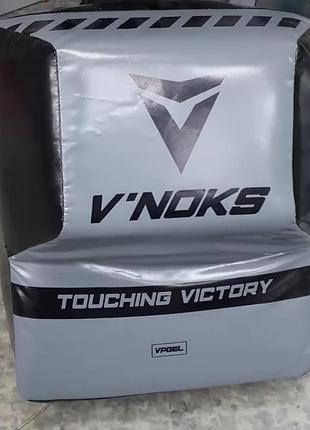Подушка настінна бокс аперкотна v`noks gel pro рельєфна для відпрацювання ударів боксерська маківара на стіну