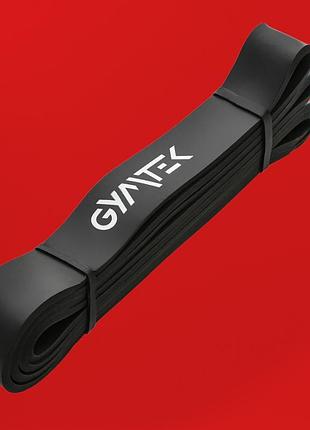 Резинка для фітнесу gymtek 17-39кг чорна еластична