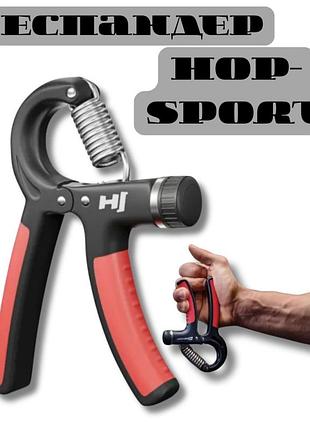 Еспандер регульований hop-sport 5-60кгhs-p060hg чорно-червоний, еспандер-ножиці, еспандер кистьовий
