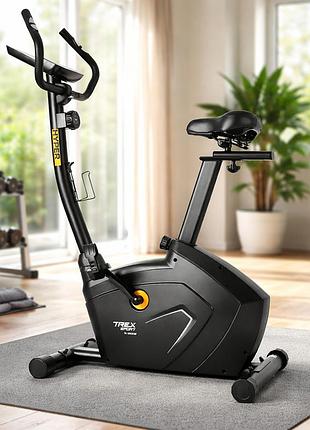 Велотренажер магнітний trex sport tx-550mb hyper чорний маховик 7 кг 16 рівнів навантаження до 120 кг