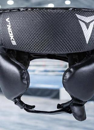 Боксерский шлем v`noks optima l/xl пенно-гелевая защита vpgel шлем для бокса и спарринга