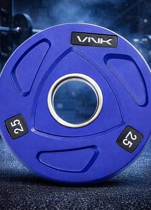Диск для олімпійської штанги vnk pro 2,5 кг 1 шт млинець професійний металевий 51 мм
