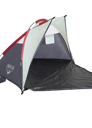 Двуместный пляжный тент bestway pavillo ramble tent 2 68001 200×100×100 см pu300 черный