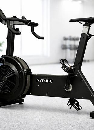 Велотренажер повітряний vnk bikeerg c2 pro професійний аеробайк для кросфіту та тренажерного залу