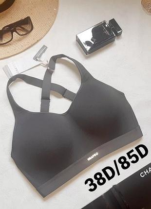 Брендовий сірий спортивний бюстгальтер- топ usa pro  high support sports bra із високим рівнем підтримки.