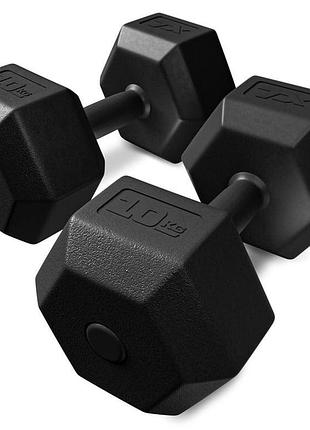 Гантели для фитнеса композитные trex sport tx-008cd 2x10кг