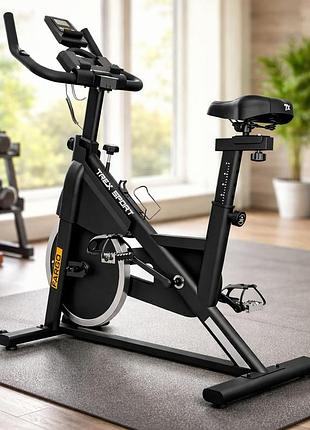 Спінбайк магнітний trex sport tx-840sb fargo чорний маховик 10 кг bluetooth fitshow/kinomap до 130 кг