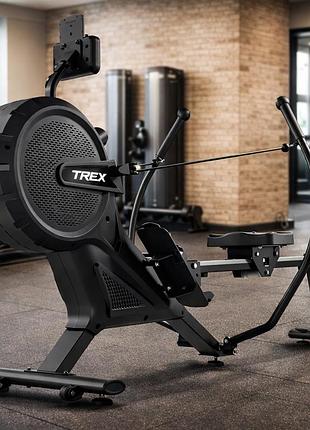 Аеромагнітний гребний тренажер trex sport tx-880rm apron 16 рівнів bluetooth до 150 кг
