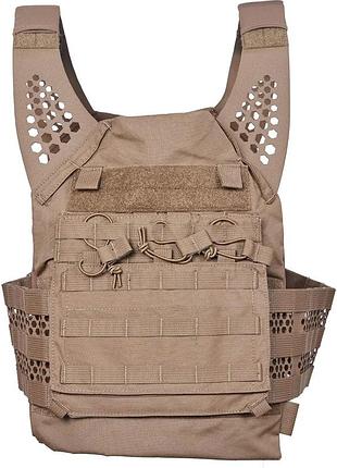 Жилет тактичний eagle industries tactical ultra low-vis plate carrier. m. coyote