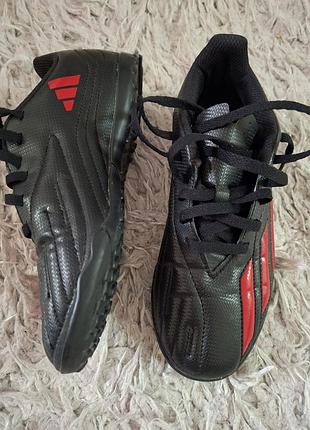Детские футбольные бутсы сороконожки adidas deportivo размер 35