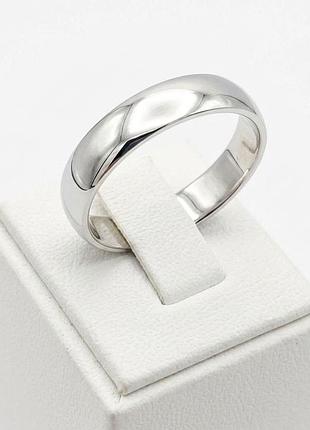 Серебряное кольцо обручальное 17