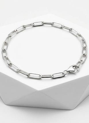 Серебряный браслет . 20 см.