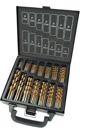 Набор свердел по металу hss mannesmann ø1-10mm 99шт. (в кейсі) m54399