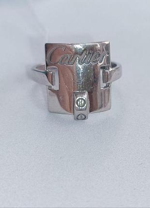 Срібна каблучка "cartier". 17