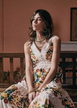 🔥🔥неймовірна сукня міді вишивка sezane