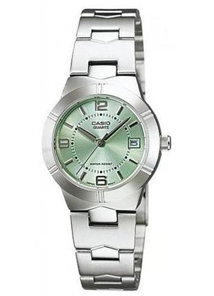 Жіночий годинник casio ltp-1241d-3a, кварцовий, сталевий браслет, wr 30 м