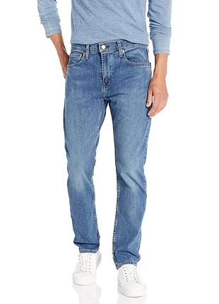 Чоловічі джинси levi's 511, завужені, блакитні, розмір w34/l34