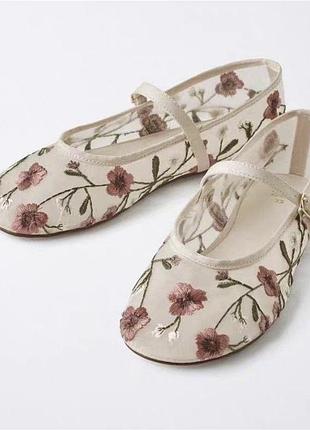 Туфельки zara сіточки 30 р