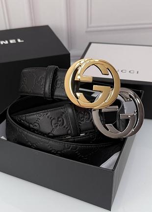 Ремінь жіночий шкіряний gg | женский кожаный ремень gg люксовий брендовий шкіряний ремінь