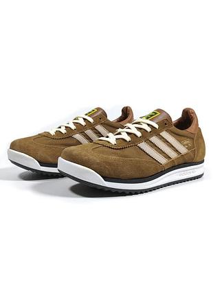 Стильные кроссовки adidas sl 72 brown унисекс