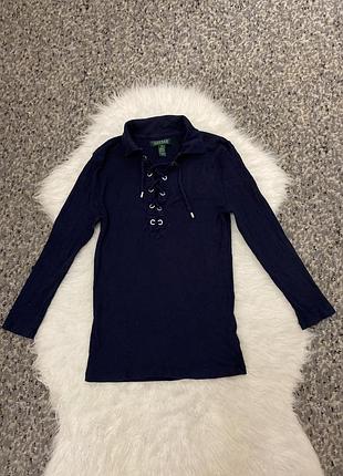 Поло реглан з зав’язками ralph lauren 180726