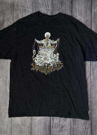 Футболка vomitheist «sinister leader of the vomit cult»