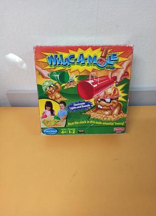 Електронна гра whac-a-mole  fisher-price «бий крота» зі світлом та звуками,