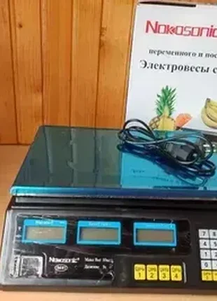Настольные весы nocasonik nk-50 50кг 4v