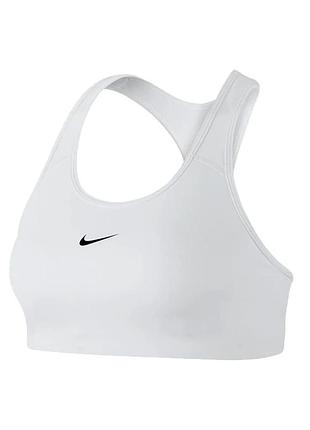 Білий оригінальний топ, бра для занять спортом nike dri-fit