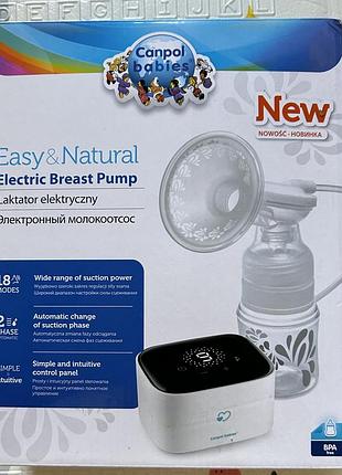 Продам електричний молоковідсмоктувач canpol babies easy & natural