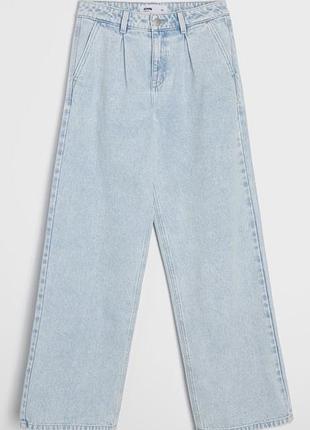 Голубі джинси wide leg