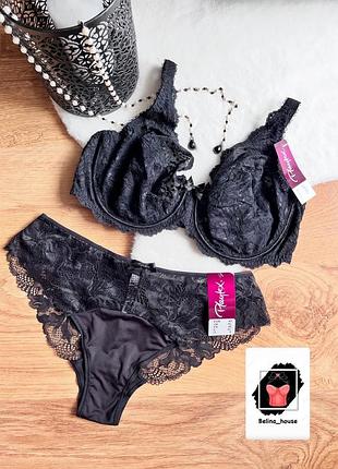 Чорний мереживний комплект від playtex