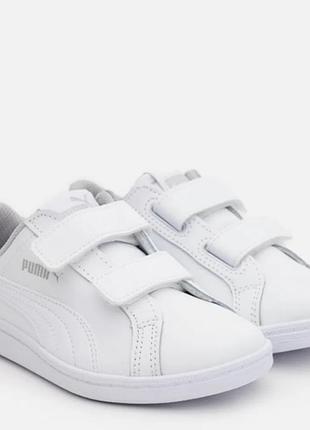 Кросівки дитячі puma smash 3.0 l v ps white-cool li
